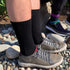 Diabetic Socks for Men, Diabetic Socks For Women, Neuropathy, Non Binding, Seamless - Solid Black